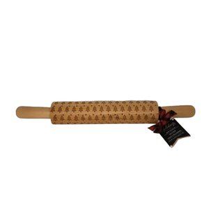 NEW Ciroa Etched Timber Rolling Pin - Trees